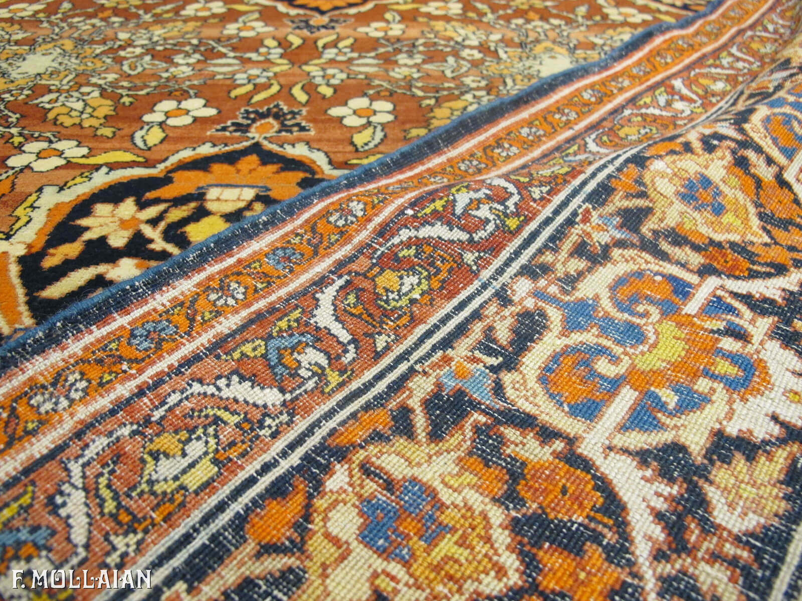 Antique Persian Tabriz Hadji Djalili Rug n°:28313292